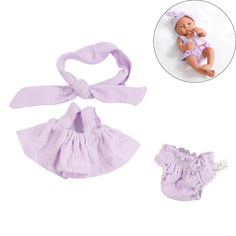 Puppenkleidung, Kleid, Overall, Weste für 40 cm neue Baby Reborn American Doll Baby Girl DIY Kleidung Spielzeug für 16 Zoll Puppen