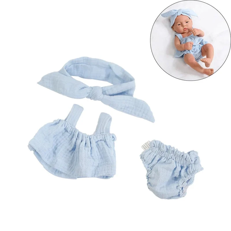 Puppenkleidung, Kleid, Overall, Weste für 40 cm neue Baby Reborn American Doll Baby Girl DIY Kleidung Spielzeug für 16 Zoll Puppen