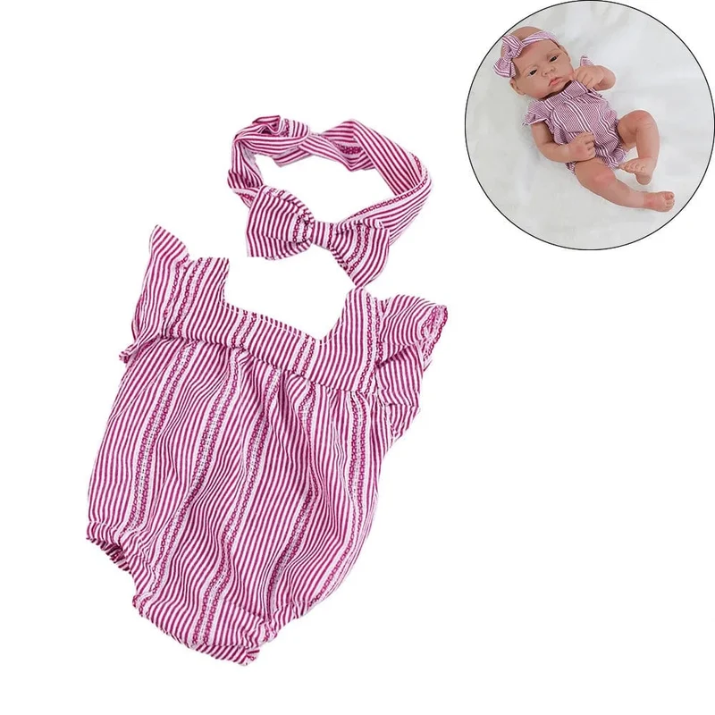 Puppenkleidung, Kleid, Overall, Weste für 40 cm neue Baby Reborn American Doll Baby Girl DIY Kleidung Spielzeug für 16 Zoll Puppen