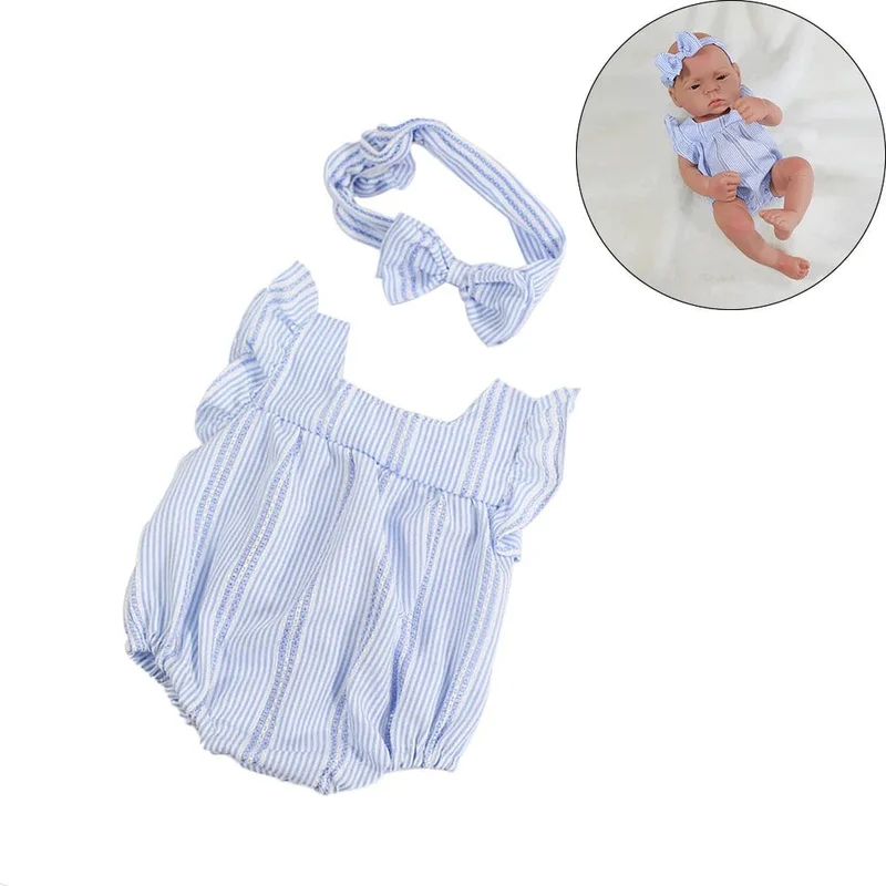 Puppenkleidung, Kleid, Overall, Weste für 40 cm neue Baby Reborn American Doll Baby Girl DIY Kleidung Spielzeug für 16 Zoll Puppen
