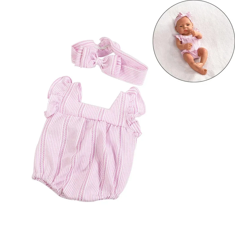 Puppenkleidung, Kleid, Overall, Weste für 40 cm neue Baby Reborn American Doll Baby Girl DIY Kleidung Spielzeug für 16 Zoll Puppen