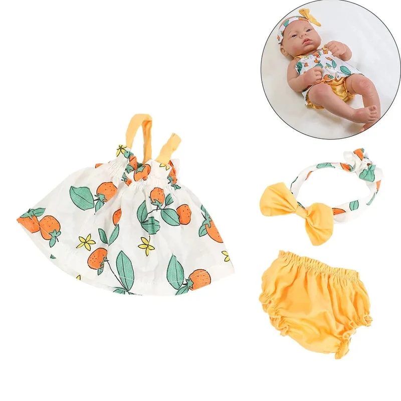 Puppenkleidung, Kleid, Overall, Weste für 40 cm neue Baby Reborn American Doll Baby Girl DIY Kleidung Spielzeug für 16 Zoll Puppen
