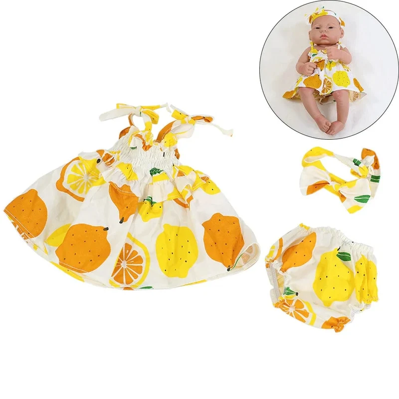 Puppenkleidung, Kleid, Overall, Weste für 40 cm neue Baby Reborn American Doll Baby Girl DIY Kleidung Spielzeug für 16 Zoll Puppen