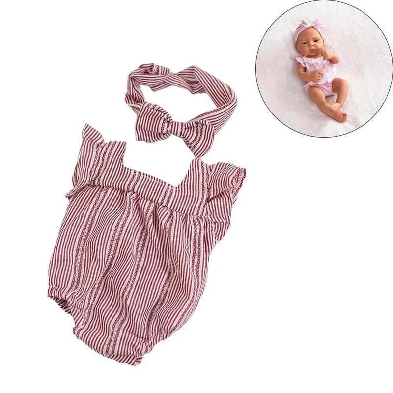 Puppenkleidung, Kleid, Overall, Weste für 40 cm neue Baby Reborn American Doll Baby Girl DIY Kleidung Spielzeug für 16 Zoll Puppen