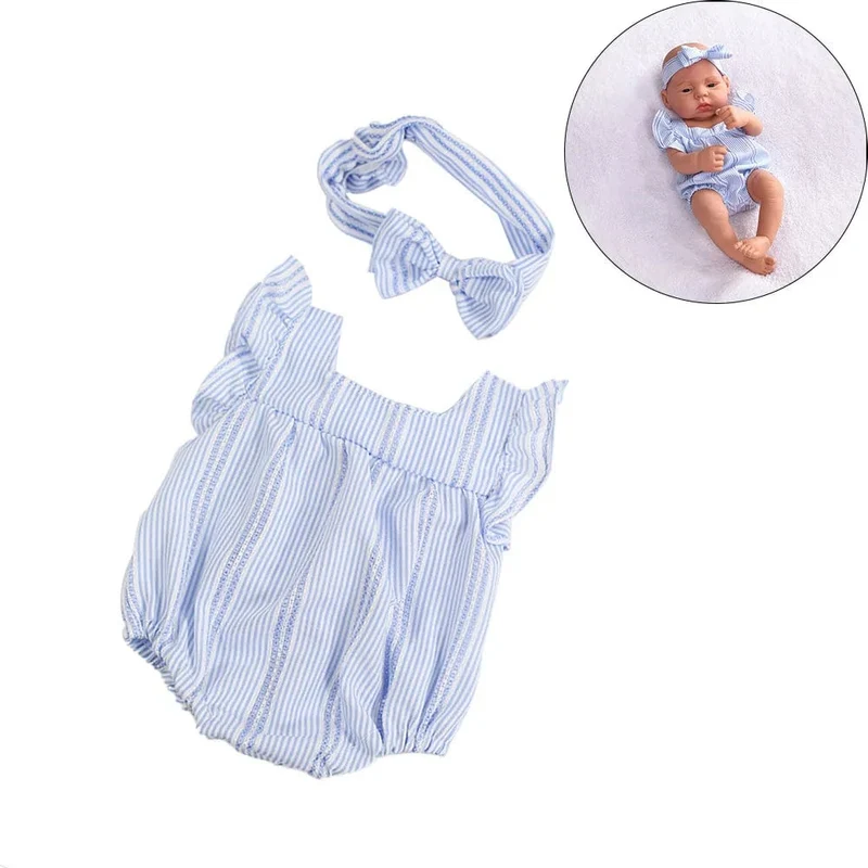 Puppenkleidung, Kleid, Overall, Weste für 40 cm neue Baby Reborn American Doll Baby Girl DIY Kleidung Spielzeug für 16 Zoll Puppen
