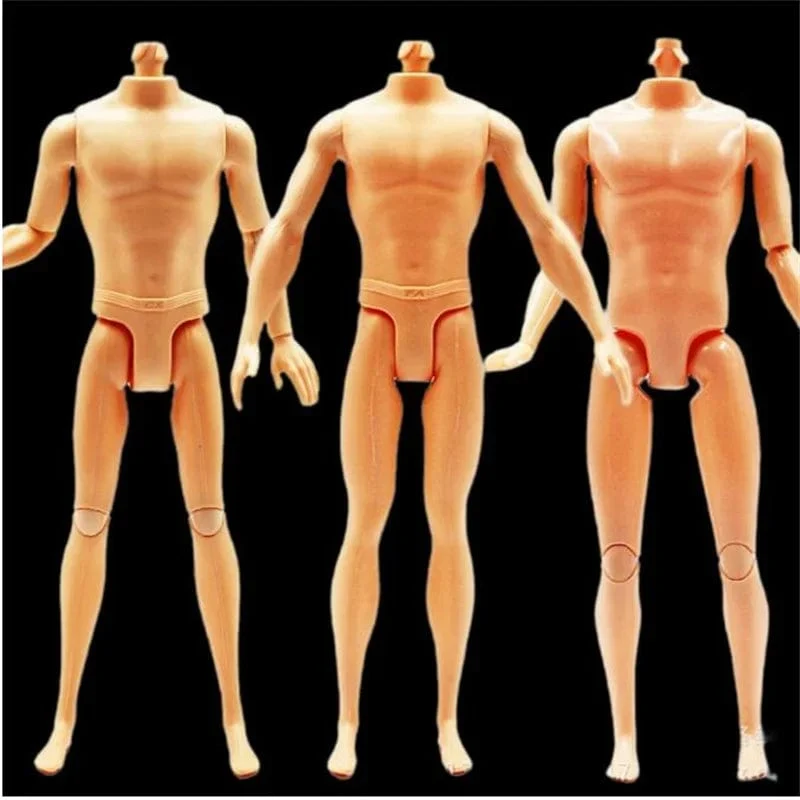 1/6 Boyfriendköpfe Bewegliche Gelenke 30cm Ken Puppenkörper Männlicher Prinz Nackter Mann Spielzeugpuppe Kenkörper DIY Spielzeug für Mädchen Geschenke