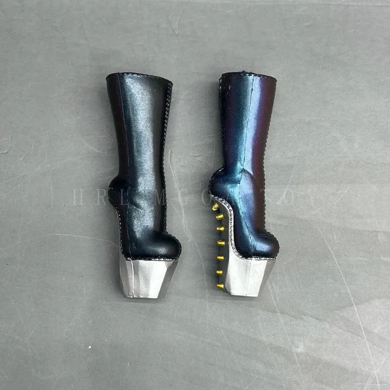 Original 24 cm OMG Fashion Dress Up Schuhe der großen Schwester und übrigens Schuhe der kleinen Schwester Mädchen Puppenzubehör Spielzeug
