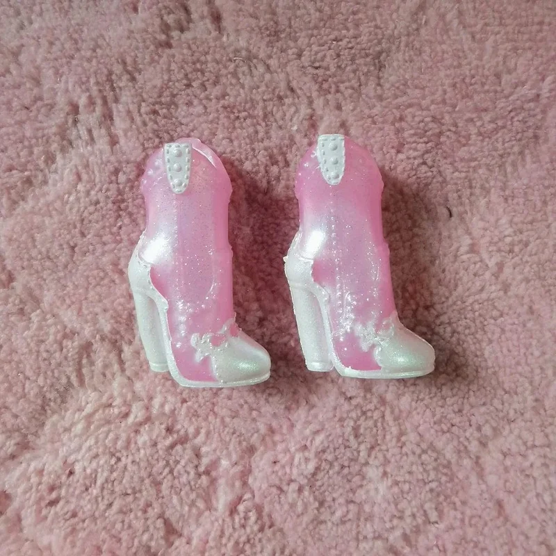 Original 24 cm OMG Fashion Dress Up Schuhe der großen Schwester und übrigens Schuhe der kleinen Schwester Mädchen Puppenzubehör Spielzeug