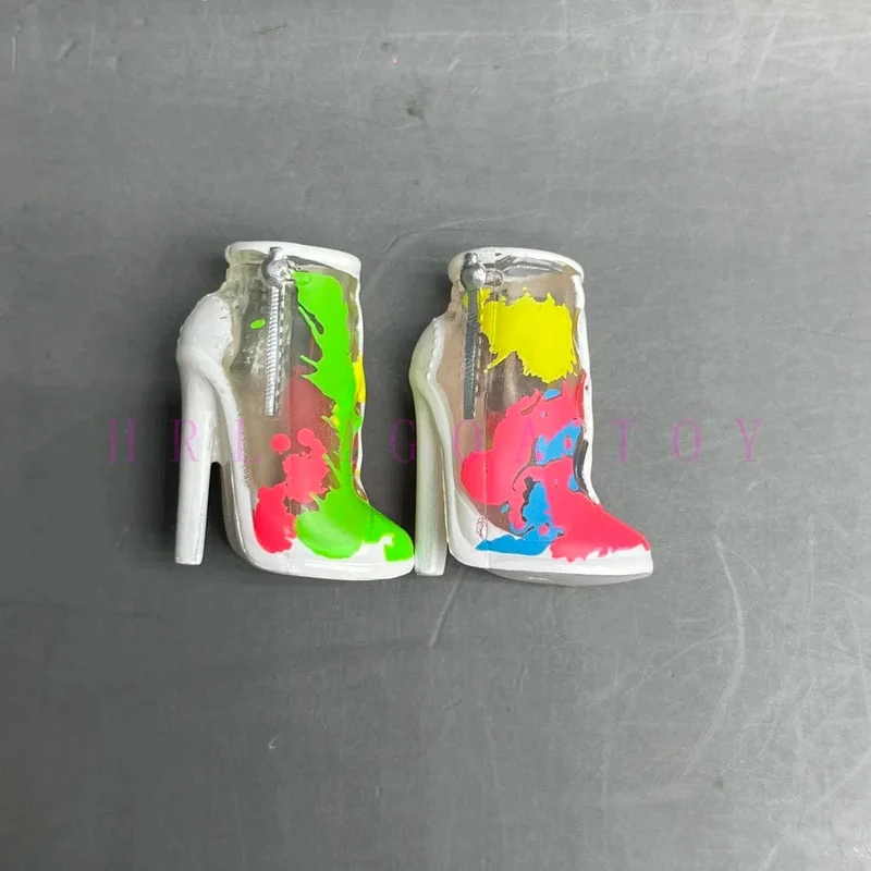 Original 24 cm OMG Fashion Dress Up Schuhe der großen Schwester und übrigens Schuhe der kleinen Schwester Mädchen Puppenzubehör Spielzeug