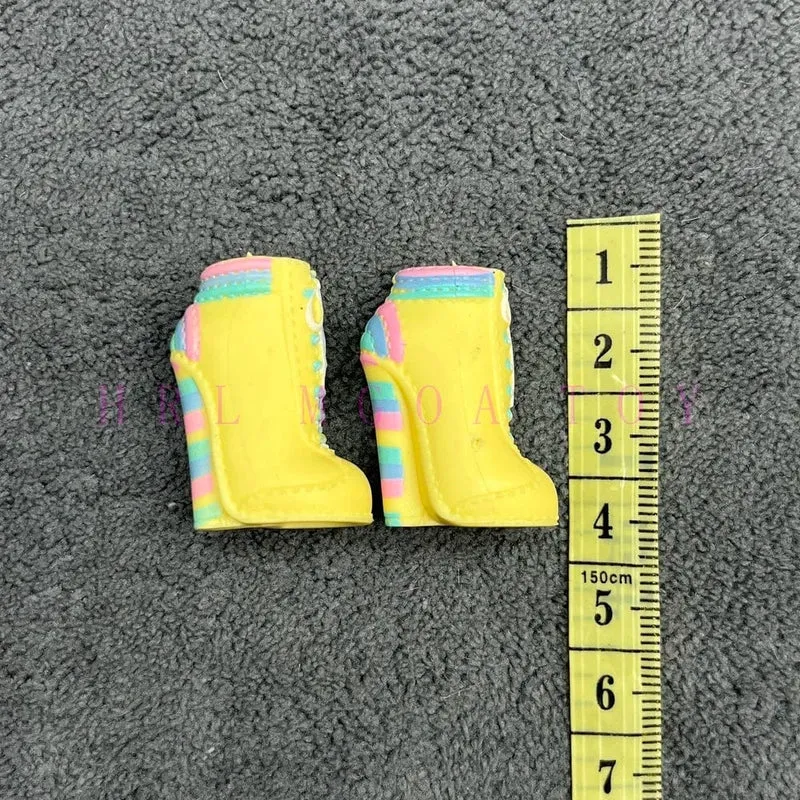 Original 24 cm OMG Fashion Dress Up Schuhe der großen Schwester und übrigens Schuhe der kleinen Schwester Mädchen Puppenzubehör Spielzeug