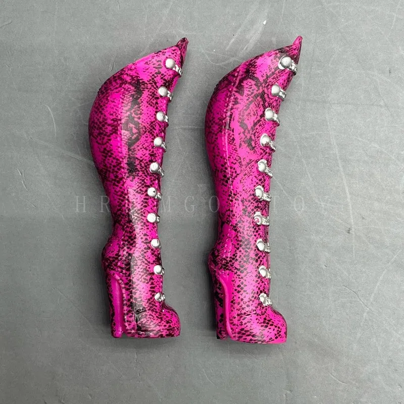 Original 24 cm OMG Fashion Dress Up Schuhe der großen Schwester und übrigens Schuhe der kleinen Schwester Mädchen Puppenzubehör Spielzeug