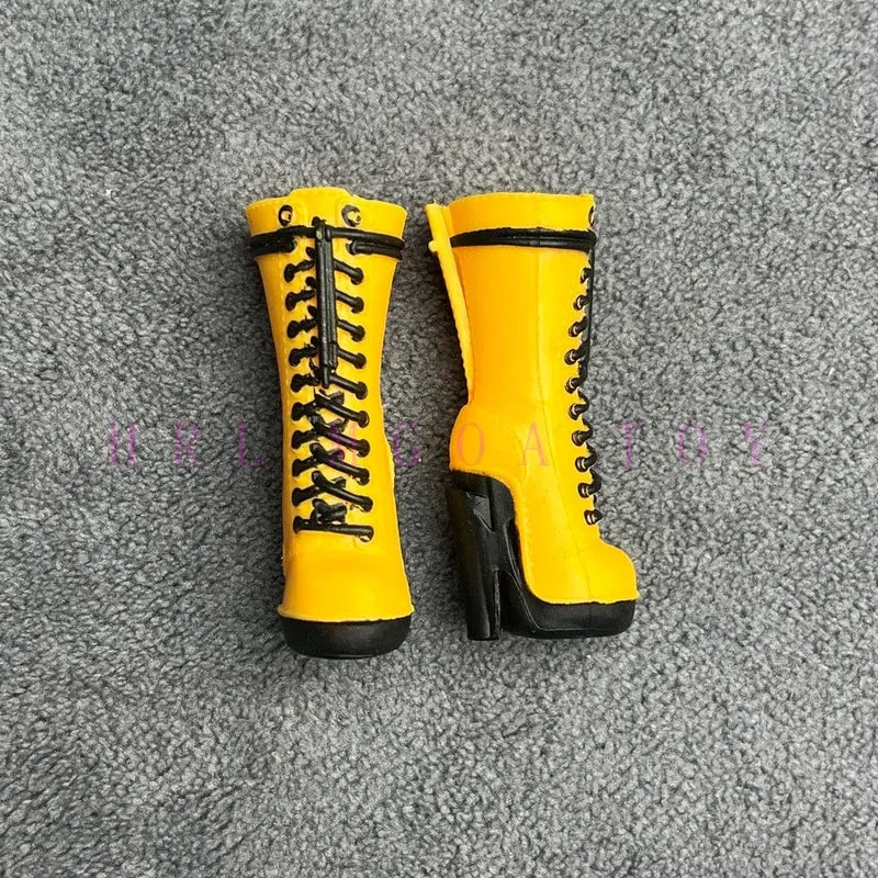 Original 24 cm OMG Fashion Dress Up Schuhe der großen Schwester und übrigens Schuhe der kleinen Schwester Mädchen Puppenzubehör Spielzeug