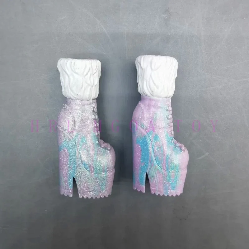 Original 24 cm OMG Fashion Dress Up Schuhe der großen Schwester und übrigens Schuhe der kleinen Schwester Mädchen Puppenzubehör Spielzeug