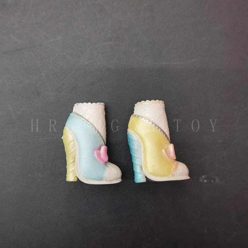 Original 24 cm OMG Fashion Dress Up Schuhe der großen Schwester und übrigens Schuhe der kleinen Schwester Mädchen Puppenzubehör Spielzeug