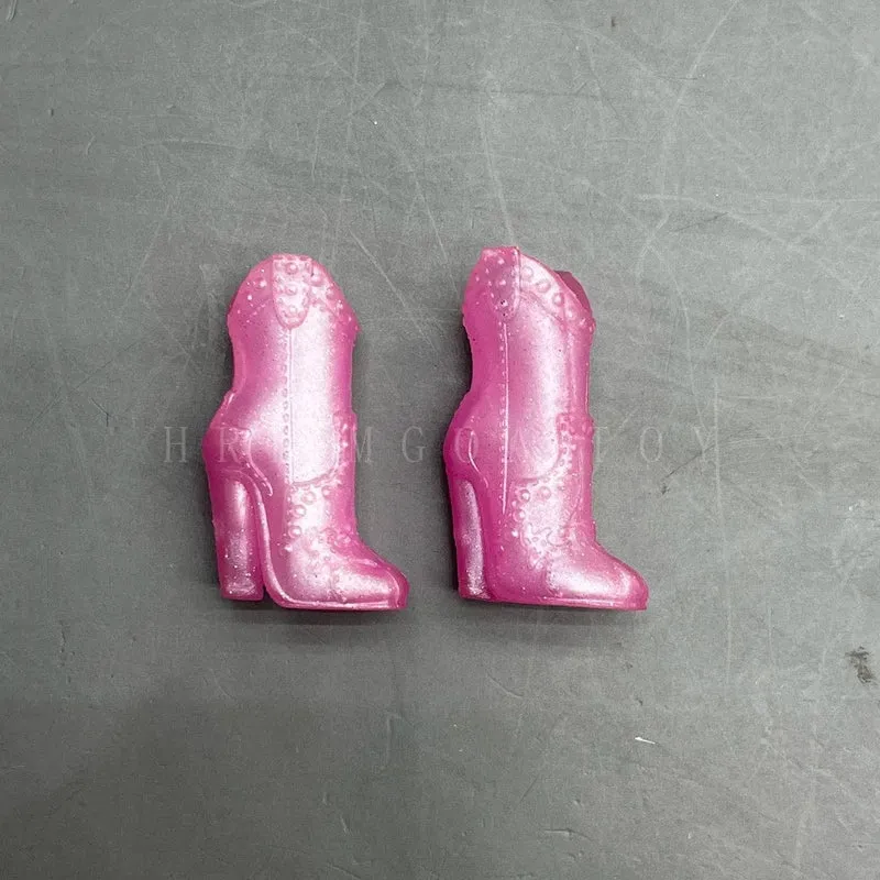 Original 24 cm OMG Fashion Dress Up Schuhe der großen Schwester und übrigens Schuhe der kleinen Schwester Mädchen Puppenzubehör Spielzeug