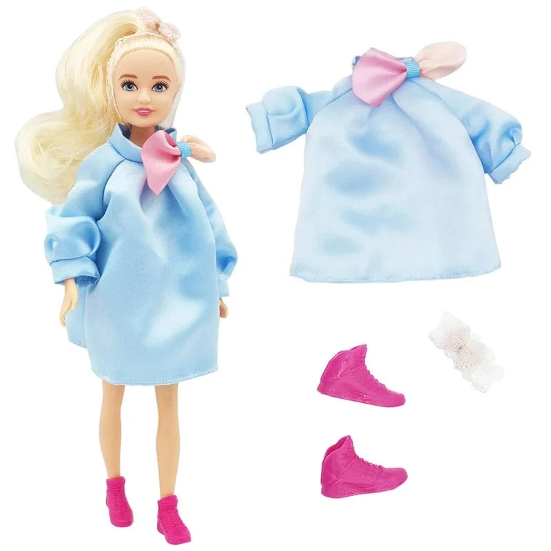 23cm Junge Puppe Vollen Satz 1/7 Kelly Schwester Paar Puppe mit Kleidung Mädchen Ankleiden Spielzeug Geschenke