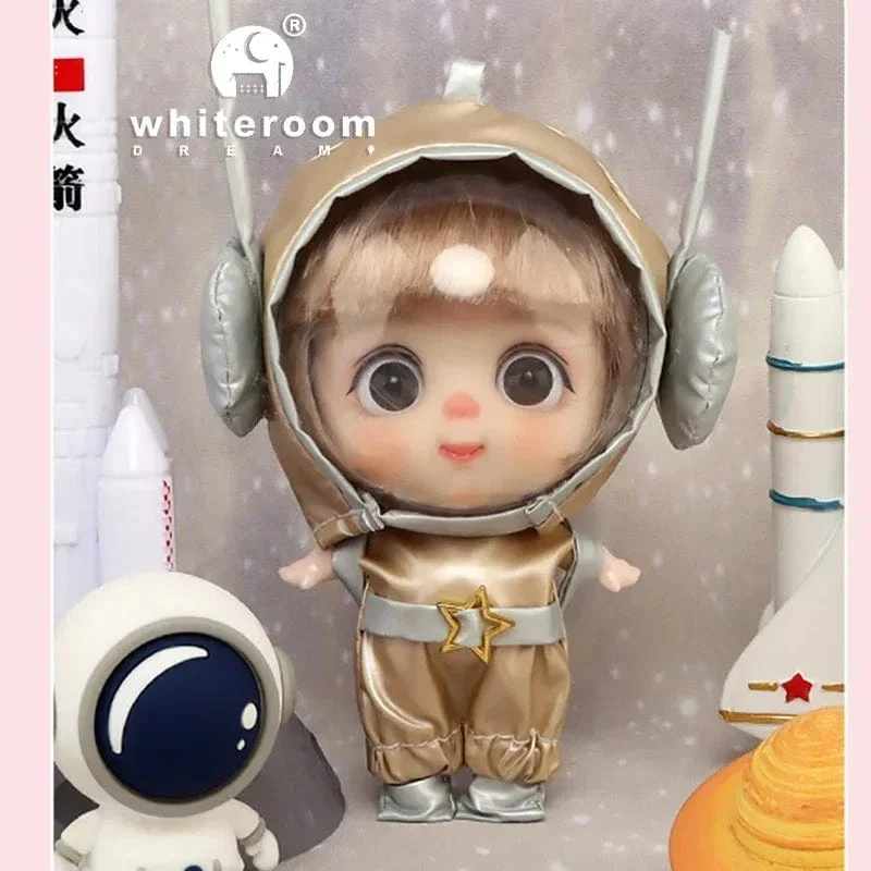 9cm Mini Puppe Astronauten Tiere Schlüsselanhänger Bjd Taschenpuppen Spielzeug Mädchen Reborn Kit Baby Spielzeug für Kinder Baby Junge Zubehör