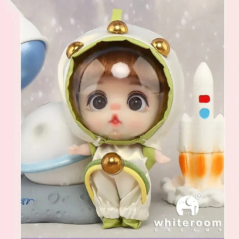 9cm Mini Puppe Astronauten Tiere Schlüsselanhänger Bjd Taschenpuppen Spielzeug Mädchen Reborn Kit Baby Spielzeug für Kinder Baby Junge Zubehör
