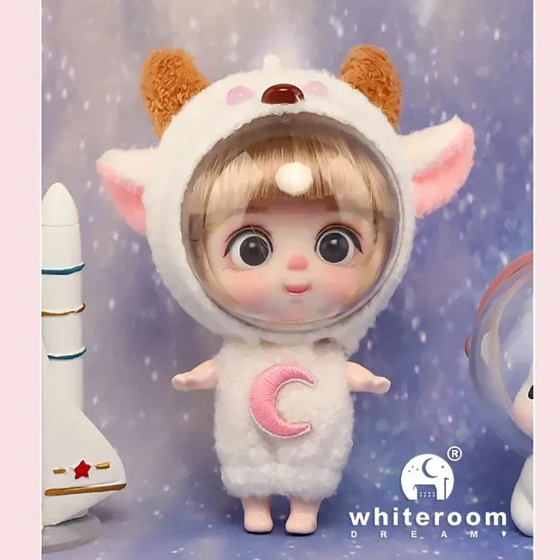 9cm Mini Puppe Astronauten Tiere Schlüsselanhänger Bjd Taschenpuppen Spielzeug Mädchen Reborn Kit Baby Spielzeug für Kinder Baby Junge Zubehör