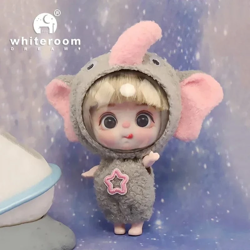 9cm Mini Puppe Astronauten Tiere Schlüsselanhänger Bjd Taschenpuppen Spielzeug Mädchen Reborn Kit Baby Spielzeug für Kinder Baby Junge Zubehör