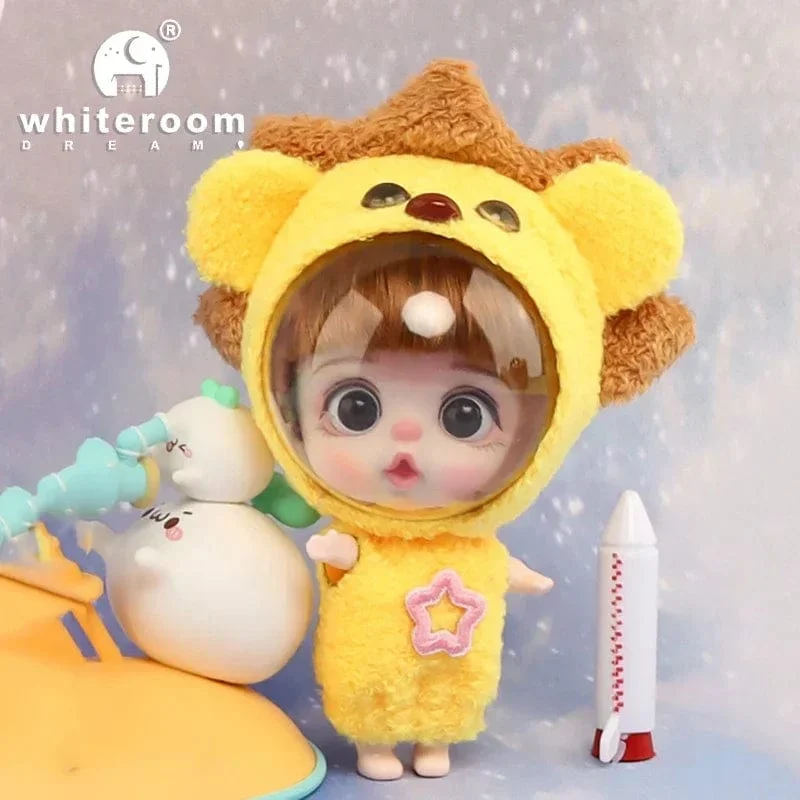 9cm Mini Puppe Astronauten Tiere Schlüsselanhänger Bjd Taschenpuppen Spielzeug Mädchen Reborn Kit Baby Spielzeug für Kinder Baby Junge Zubehör