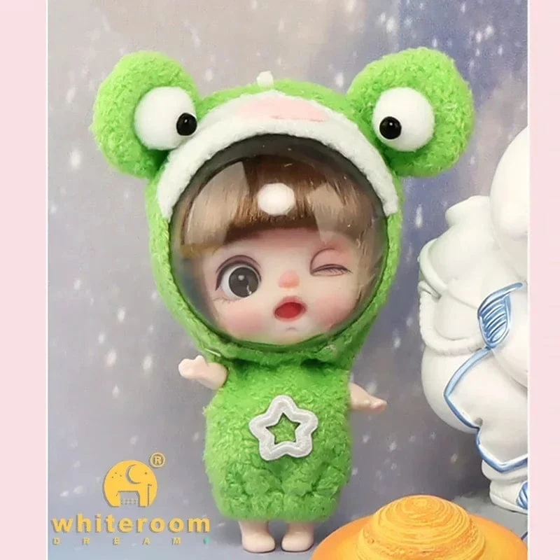 9cm Mini Puppe Astronauten Tiere Schlüsselanhänger Bjd Taschenpuppen Spielzeug Mädchen Reborn Kit Baby Spielzeug für Kinder Baby Junge Zubehör