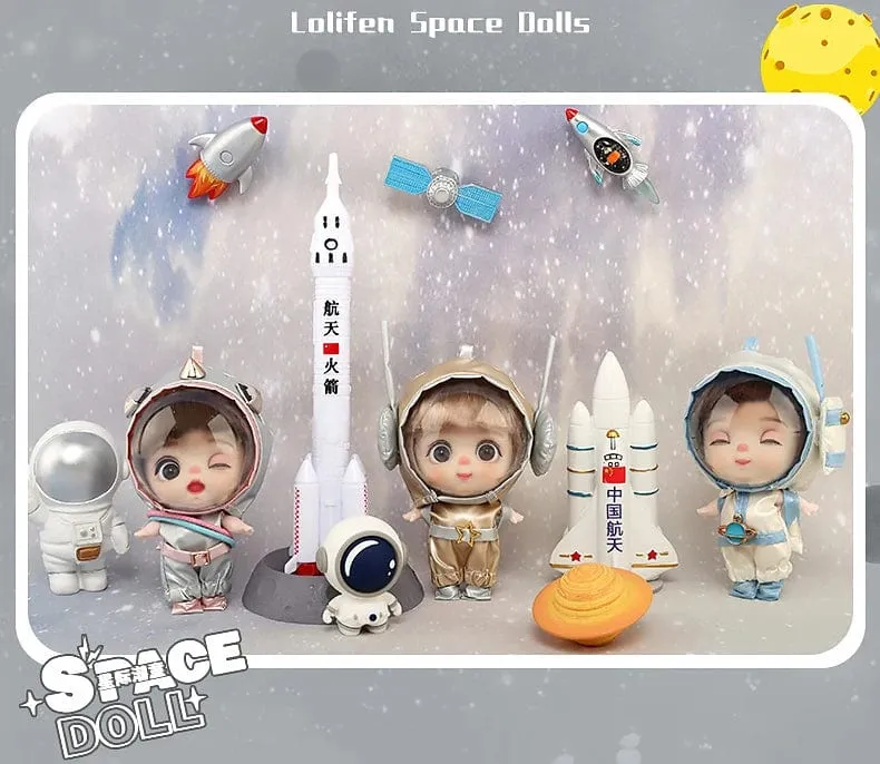 9cm Mini Puppe Astronauten Tiere Schlüsselanhänger Bjd Taschenpuppen Spielzeug Mädchen Reborn Kit Baby Spielzeug für Kinder Baby Junge Zubehör