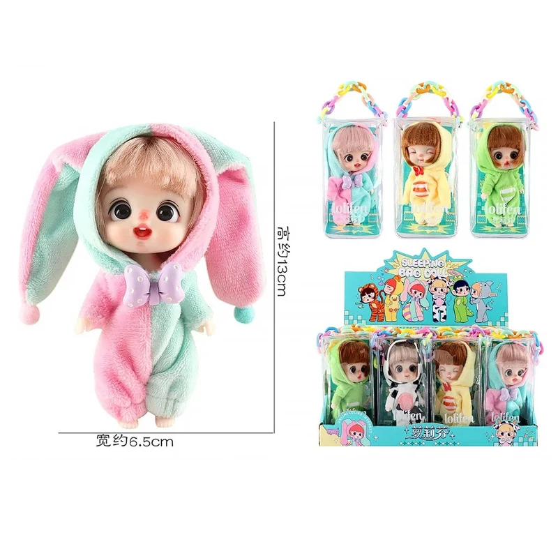 9cm Mini Puppe Astronauten Tiere Schlüsselanhänger Bjd Taschenpuppen Spielzeug Mädchen Reborn Kit Baby Spielzeug für Kinder Baby Junge Zubehör