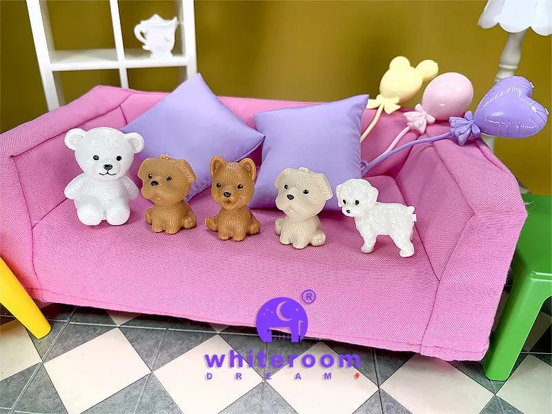 9cm Mini Puppe Astronauten Tiere Schlüsselanhänger Bjd Taschenpuppen Spielzeug Mädchen Reborn Kit Baby Spielzeug für Kinder Baby Junge Zubehör