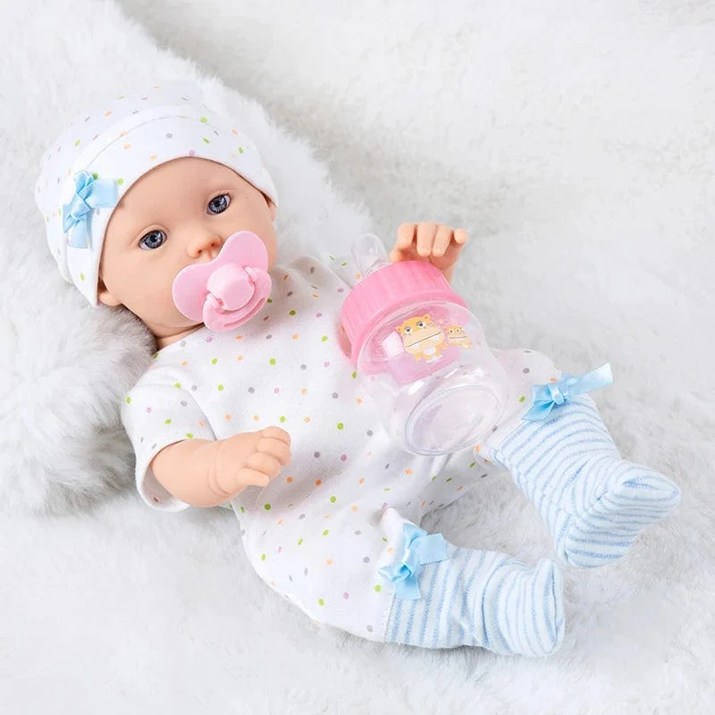 30cm Reborn Baby Puppe beruhigende Simulation Emaille Puppe Kinder weiche Gummi Spielzeug Geschenk