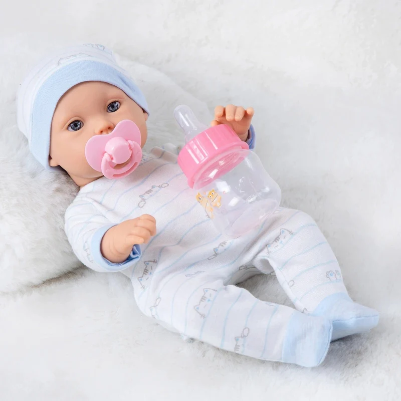 30cm Reborn Baby Puppe beruhigende Simulation Emaille Puppe Kinder weiche Gummi Spielzeug Geschenk