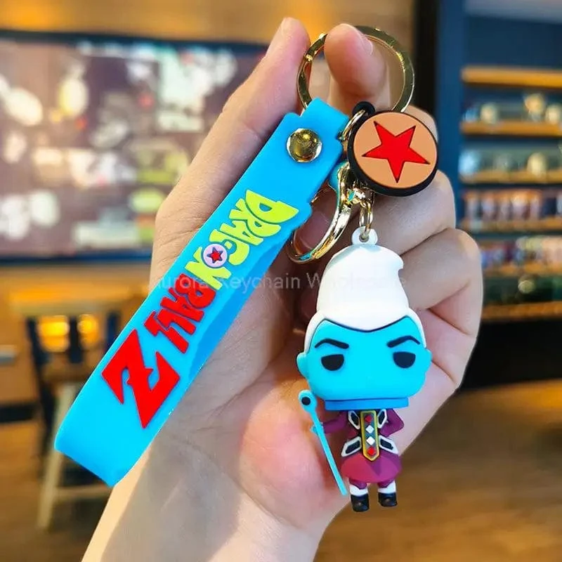 Kinder Anime Dragon Ball Schlüsselanhänger Z Super Saiyajin Goku Bulma Broly Piccolo Majin Buu Serie Auto Anhänger Schlüsselanhänger Spielzeug Geschenke
