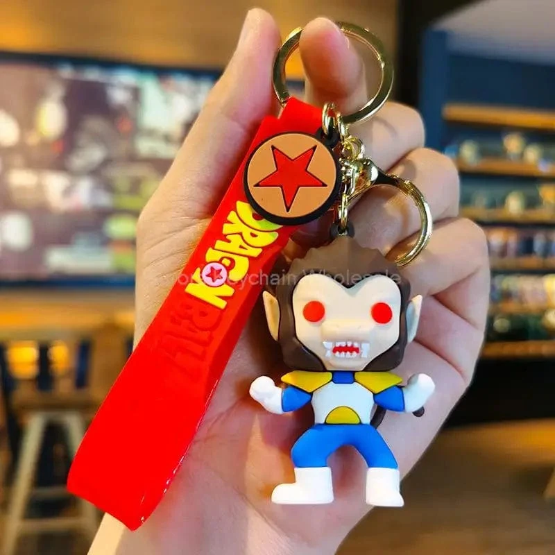 Kinder Anime Dragon Ball Schlüsselanhänger Z Super Saiyajin Goku Bulma Broly Piccolo Majin Buu Serie Auto Anhänger Schlüsselanhänger Spielzeug Geschenke