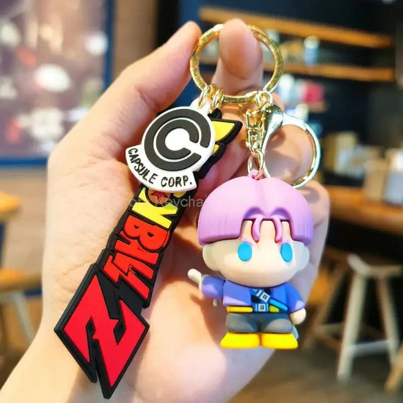 Kinder Anime Dragon Ball Schlüsselanhänger Z Super Saiyajin Goku Bulma Broly Piccolo Majin Buu Serie Auto Anhänger Schlüsselanhänger Spielzeug Geschenke