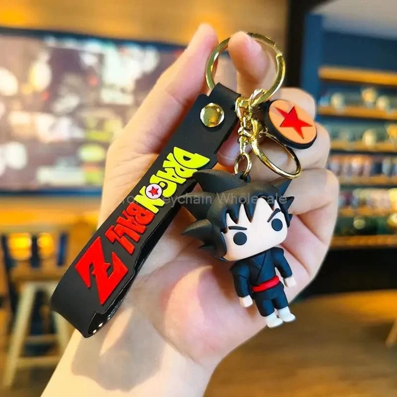 Kinder Anime Dragon Ball Schlüsselanhänger Z Super Saiyajin Goku Bulma Broly Piccolo Majin Buu Serie Auto Anhänger Schlüsselanhänger Spielzeug Geschenke