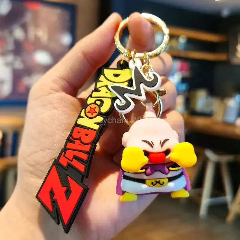 Kinder Anime Dragon Ball Schlüsselanhänger Z Super Saiyajin Goku Bulma Broly Piccolo Majin Buu Serie Auto Anhänger Schlüsselanhänger Spielzeug Geschenke