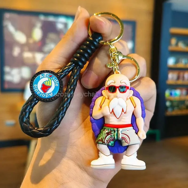 Kinder Anime Dragon Ball Schlüsselanhänger Z Super Saiyajin Goku Bulma Broly Piccolo Majin Buu Serie Auto Anhänger Schlüsselanhänger Spielzeug Geschenke