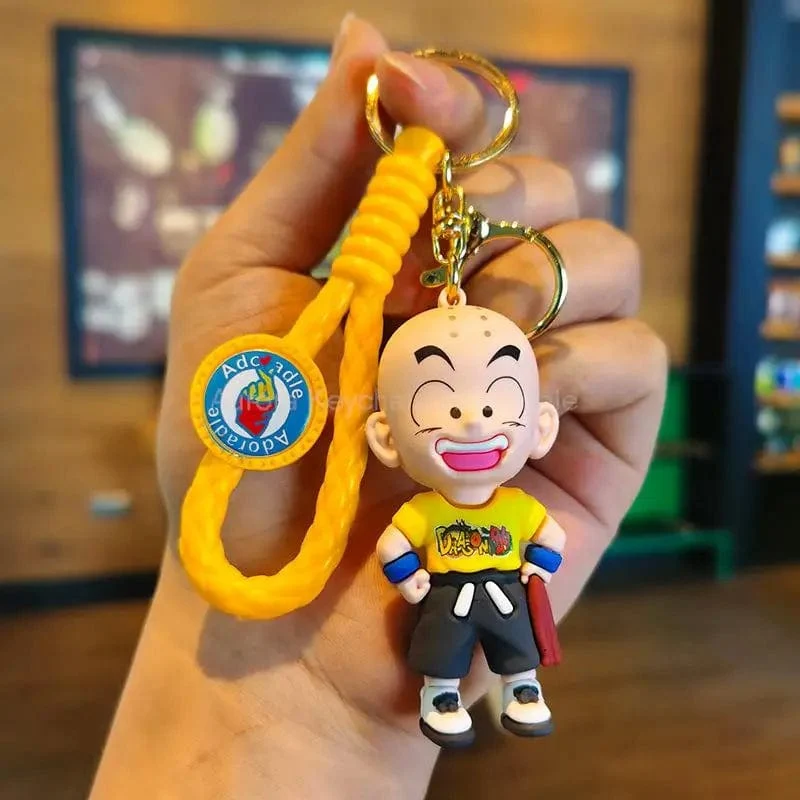 Kinder Anime Dragon Ball Schlüsselanhänger Z Super Saiyajin Goku Bulma Broly Piccolo Majin Buu Serie Auto Anhänger Schlüsselanhänger Spielzeug Geschenke
