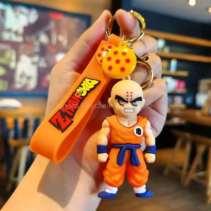 Kinder Anime Dragon Ball Schlüsselanhänger Z Super Saiyajin Goku Bulma Broly Piccolo Majin Buu Serie Auto Anhänger Schlüsselanhänger Spielzeug Geschenke