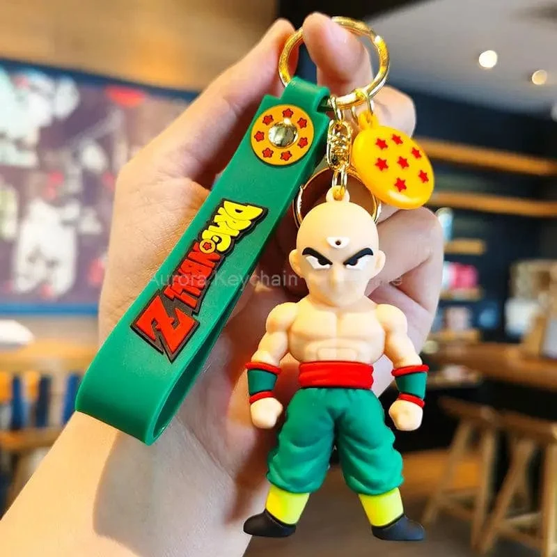 Kinder Anime Dragon Ball Schlüsselanhänger Z Super Saiyajin Goku Bulma Broly Piccolo Majin Buu Serie Auto Anhänger Schlüsselanhänger Spielzeug Geschenke