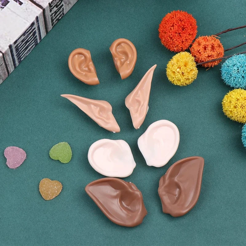 Blyth puppe icy spielzeug ohren spielzeug weiß natürliche tan dark und super schwarz haut, nur ohren keine puppe