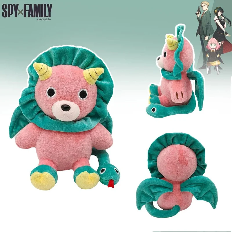 Niedliche Plüschtiere der Spy X-Familie, süße, weiche Plüsch-Anya Forger Chimera-Kissenpuppen für Kindergeburtstage und Weihnachtsgeschenke