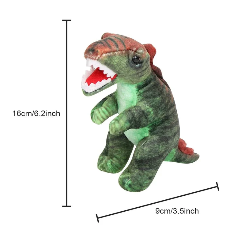 9.05 Zoll süßes großes Simulationsdinosaurier-Stofftier Trex-Plüschpuppen-Schlafkissen für Kinder zur Heimdekoration