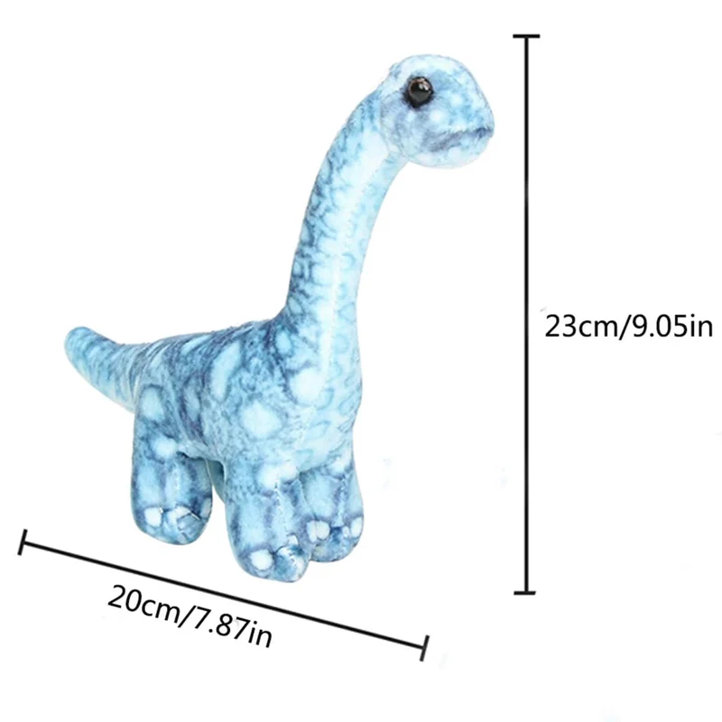 9.05 Zoll süßes großes Simulationsdinosaurier-Stofftier Trex-Plüschpuppen-Schlafkissen für Kinder zur Heimdekoration
