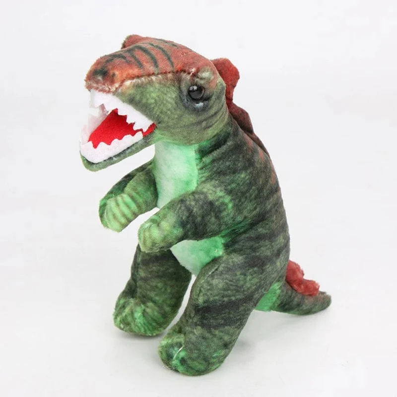 9.05 Zoll süßes großes Simulationsdinosaurier-Stofftier Trex-Plüschpuppen-Schlafkissen für Kinder zur Heimdekoration