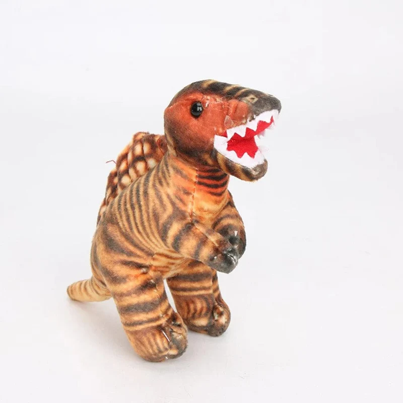 9.05 Zoll süßes großes Simulationsdinosaurier-Stofftier Trex-Plüschpuppen-Schlafkissen für Kinder zur Heimdekoration