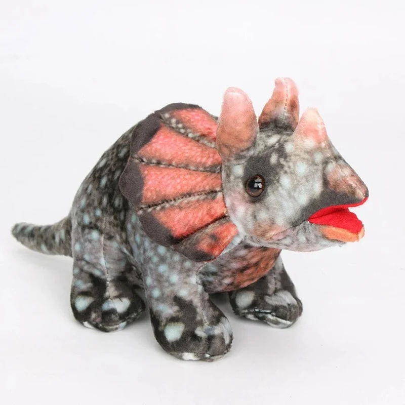 9.05 Zoll süßes großes Simulationsdinosaurier-Stofftier Trex-Plüschpuppen-Schlafkissen für Kinder zur Heimdekoration
