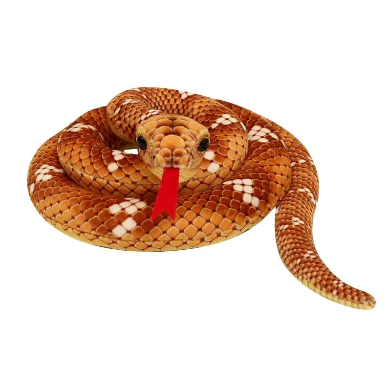 Simulierte Python Schlange Plüsch Spielzeug Riesige Boa Cobra Lange Ausgestopfte Schlange Plushie Kissen Kinder Jungen Geschenk Hause Dekoration
