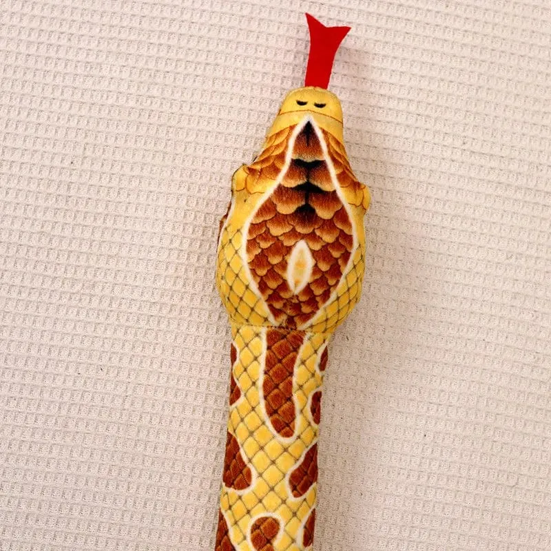 Simulierte Python Schlange Plüsch Spielzeug Riesige Boa Cobra Lange Ausgestopfte Schlange Plushie Kissen Kinder Jungen Geschenk Hause Dekoration