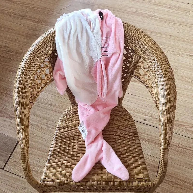 80/100/140 cm Riesen-Plüschtier mit Haifischhaut, weiches Plüsch-Haifischhaut-Halbzeug, Mantel, Fischkissen, Spielzeug, Puppe, Geschenk für Kinder